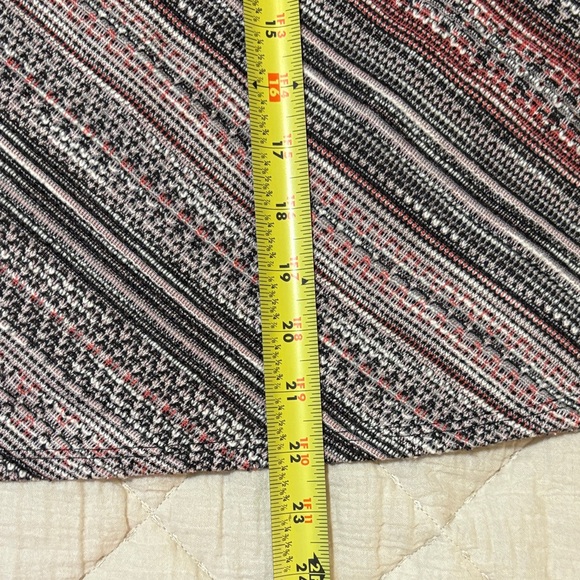 Margaret M Multicolor Patterned Tweed A-Line Skirt Size XL - Picture 8 of 10